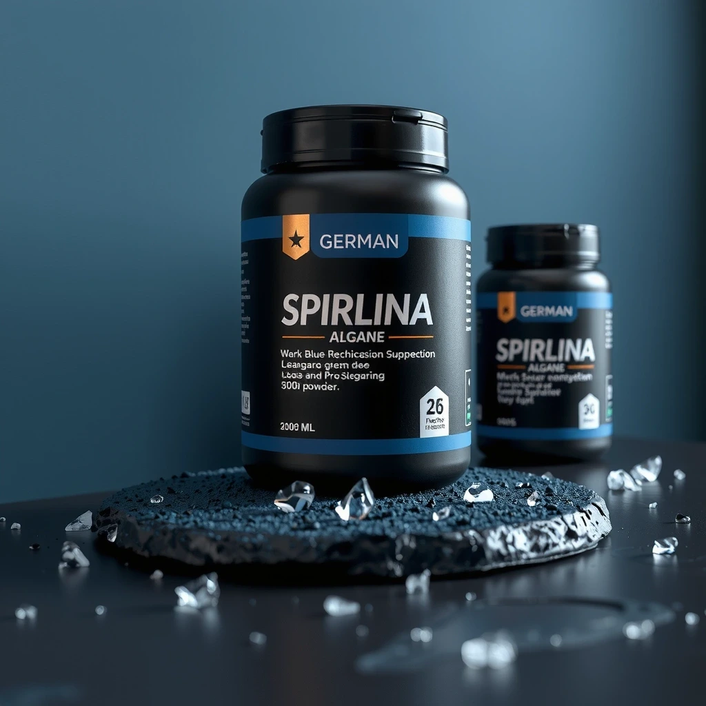 Makroaufnahme blauer Vitalstoffe